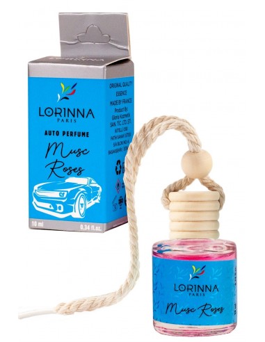 Parfum Auto Lorinna Musc Roses 10 ml...